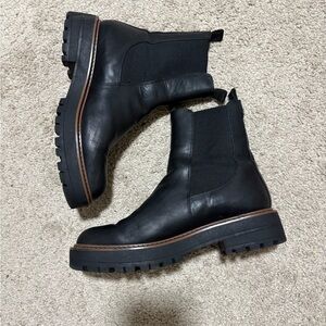 Sam Edelman - leather Laguna Chelsea Boot - Size 8.5- Black